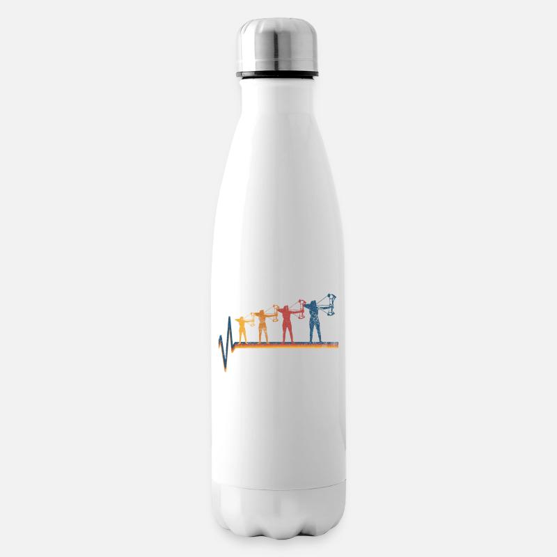 Bogenschießen Bogenschützin - Isolierflasche - Weiß