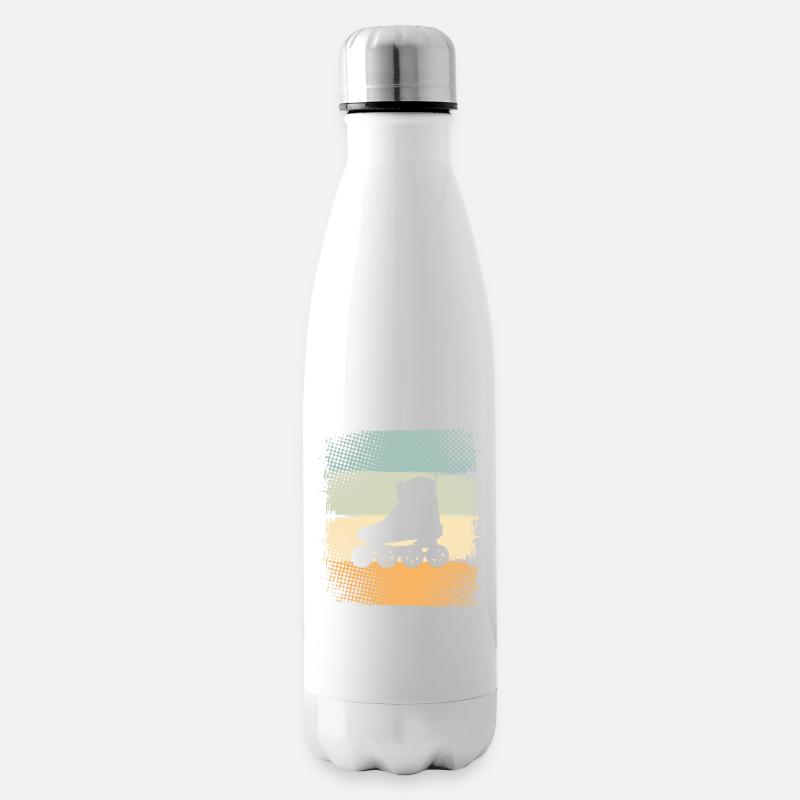 Inline Skates - Isolierflasche - Weiß