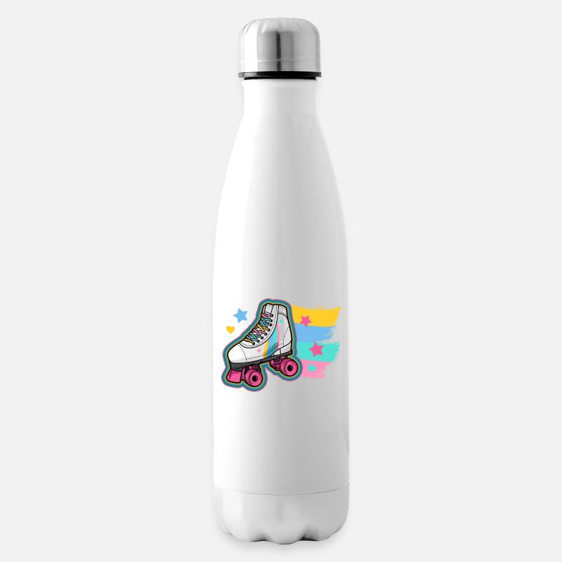 Rollschuhe Rollschuhläufer - Isolierflasche - Weiß