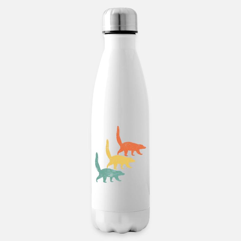 Nasenbären Rüsselbären - Isolierflasche - Weiß