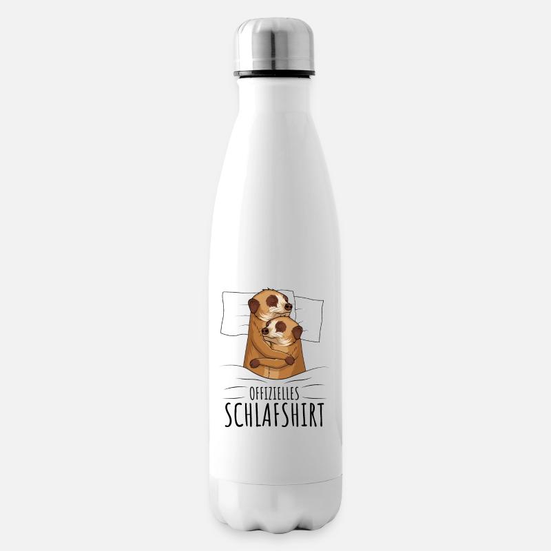 Erdmännchen - Isolierflasche - Weiß