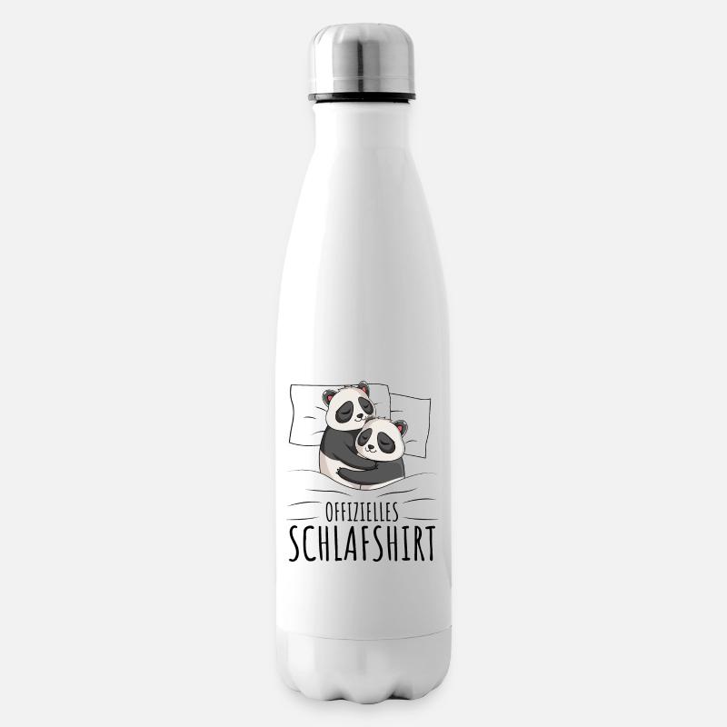 Panda - Isolierflasche - Weiß