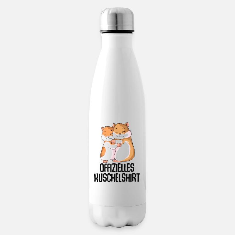 Hamster - Isolierflasche - Weiß
