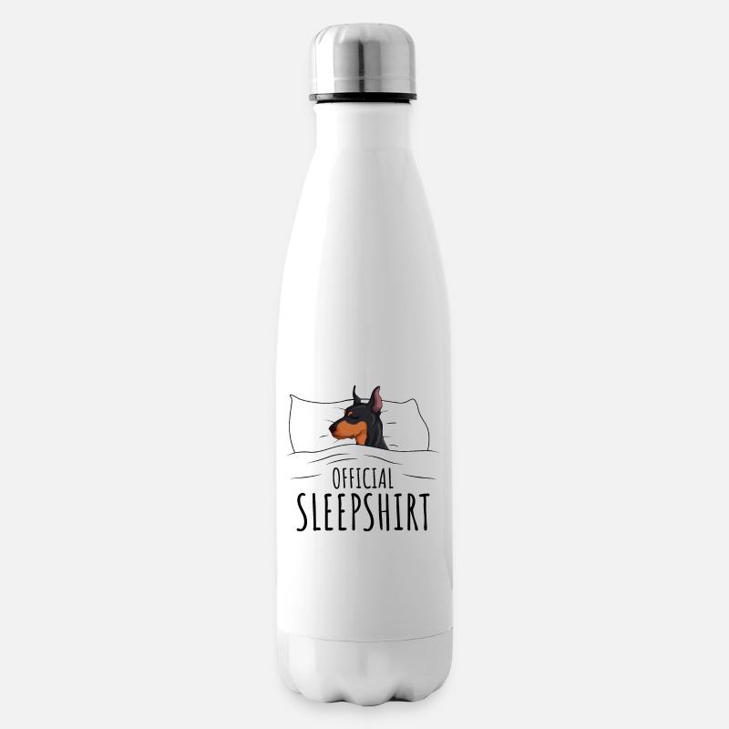 Doberman - Bouteille isotherme - blanc