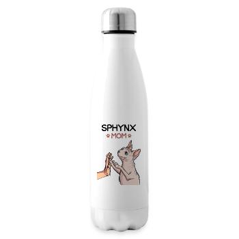 Sphynx Mom Mama Sphinx Katze Nacktkatze - Isolierflasche - Weiß - Rechts
