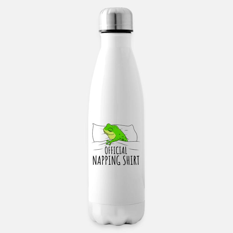 Frosch - Isolierflasche - Weiß