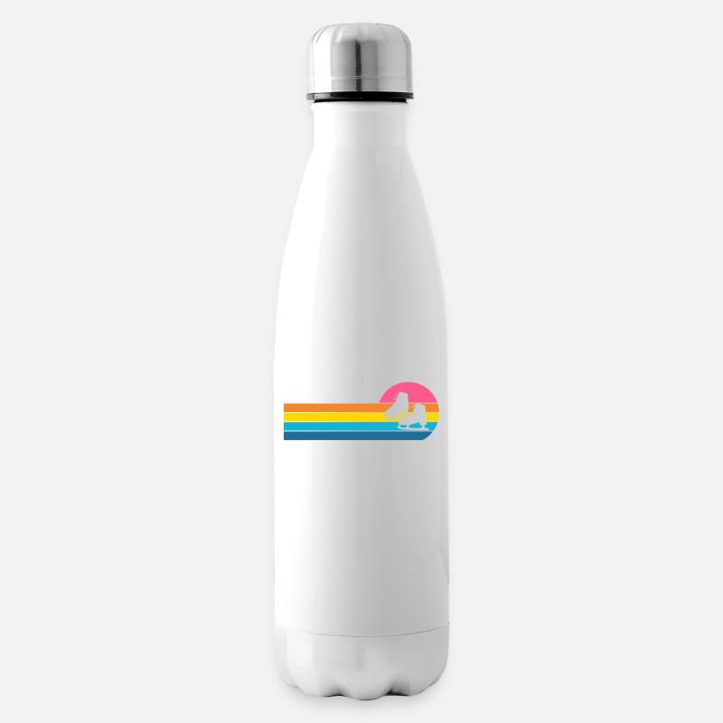 Schlittschuh - Isolierflasche - Weiß