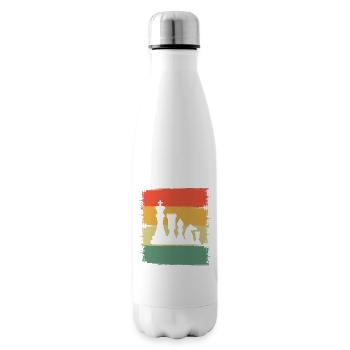 Schach - Isolierflasche - Weiß - Rechts