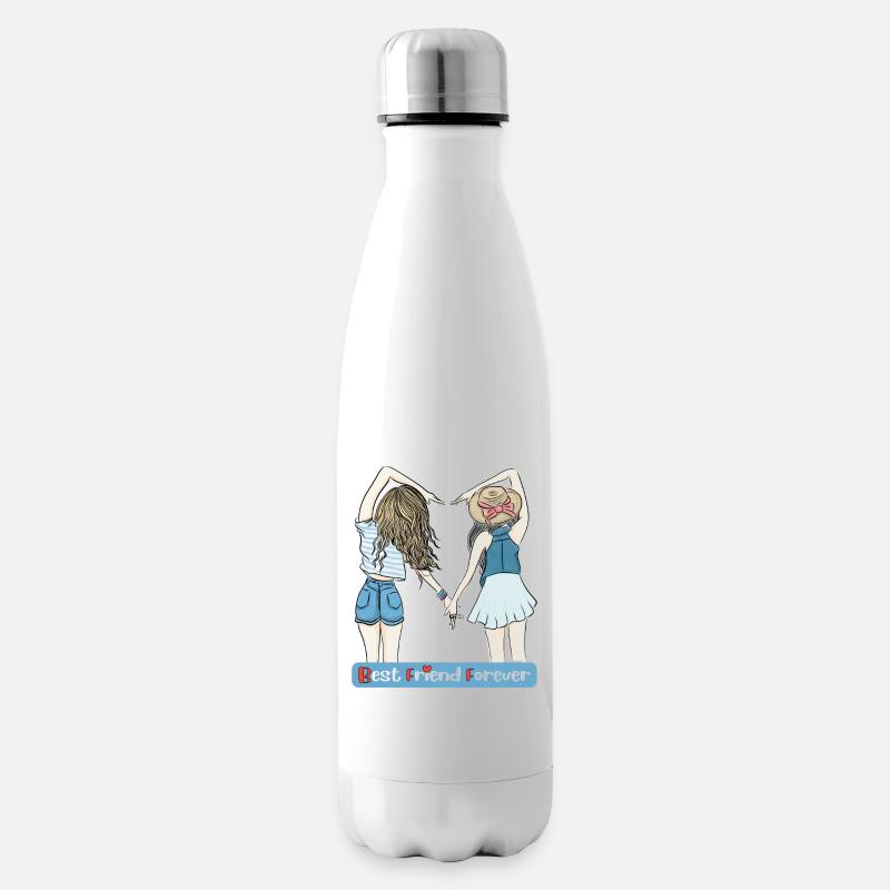 BFF - Best Friend Forever - Bouteille isotherme - blanc