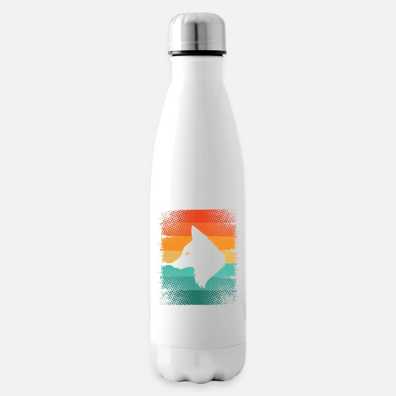 Fuchs - Isolierflasche - Weiß