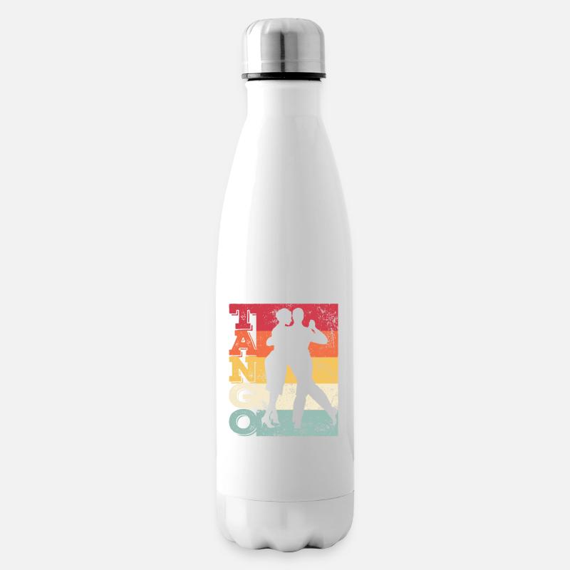 Tango Argentino Retro Vintage Tango Vals Dance - Isolierflasche - Weiß