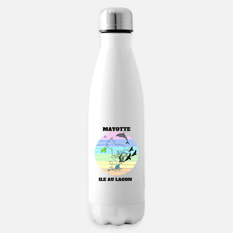 PAYSAGE DE MAYOTTE - Bouteille isotherme - blanc