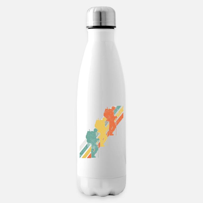 Wandern Wanderer - Isolierflasche - Weiß