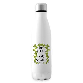 pro-choice pro-women feminist abortion rights - Insulated Water Bottle - white - Right