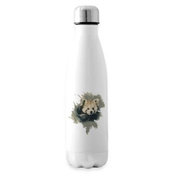 Roter Panda - Isolierflasche - Weiß - Rechts