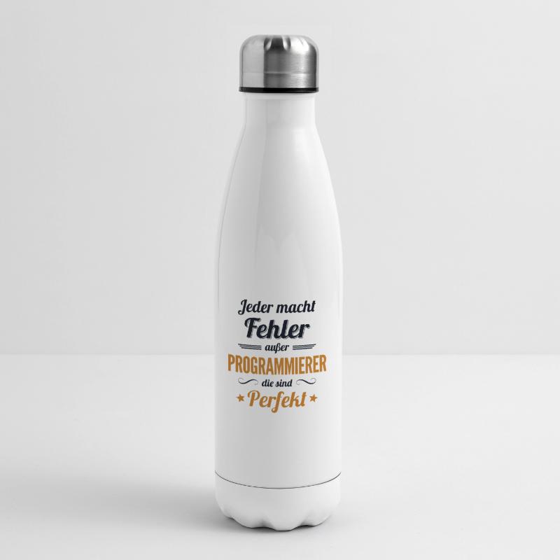 Programmierer sind Perfekt Developer Coder Isolierflasche