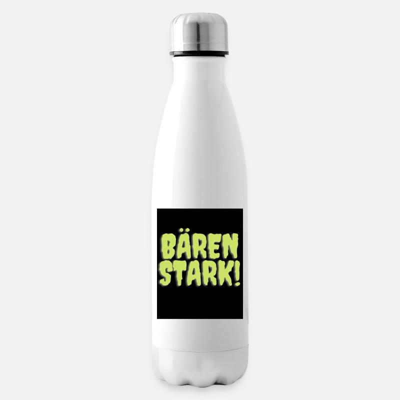 Bären stark - Isolierflasche - Weiß
