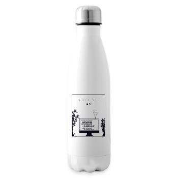 Coding Chinese Hanzi Coder Engineer Software - Insulated Water Bottle - white - Right