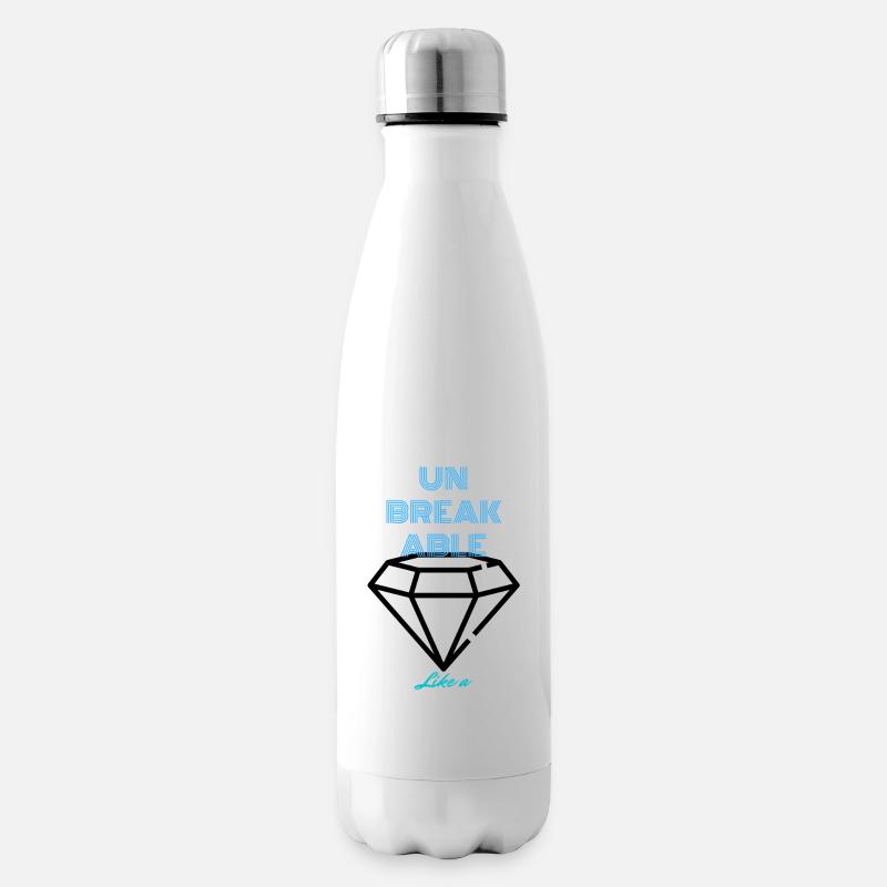 UNBREAKABLE Diamond - Isolierflasche - Weiß