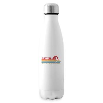 Klettern mehr als ein Hobby Alpinklettern Kraxler - Isolierflasche - Weiß - Rechts