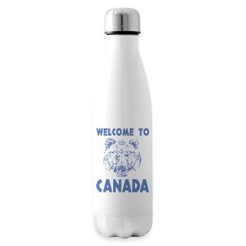 Welcome to Canada - Insulated Water Bottle - white - Right