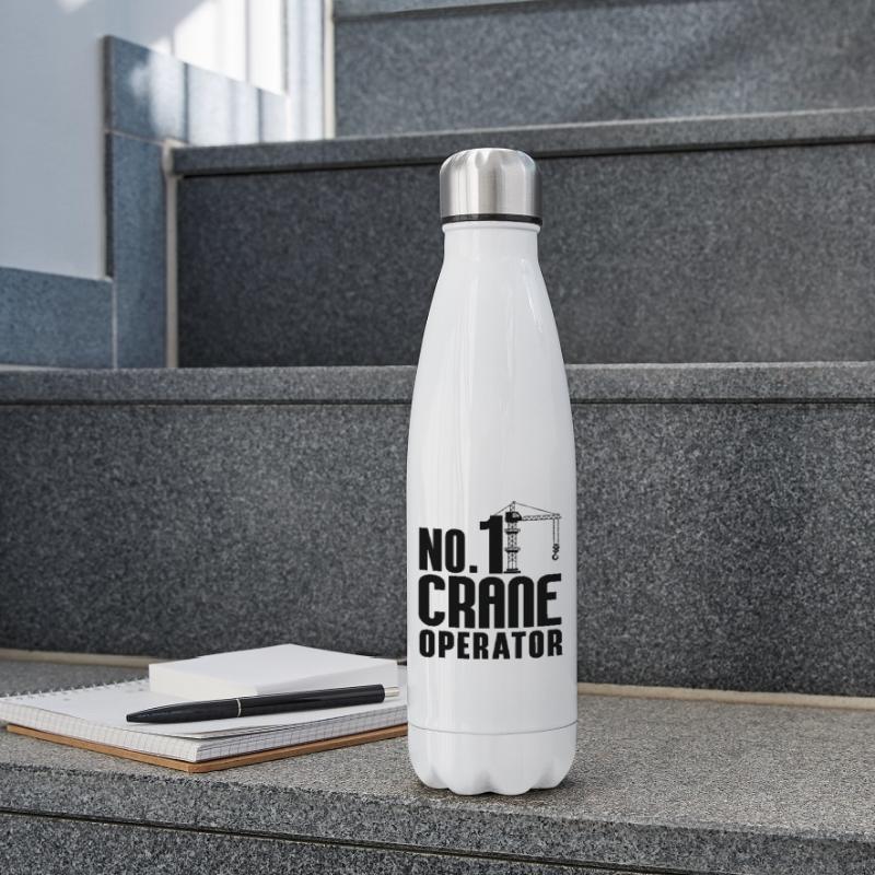 Crane Operator Construction Construction Profession Gift Idea Insulated Water Bottle