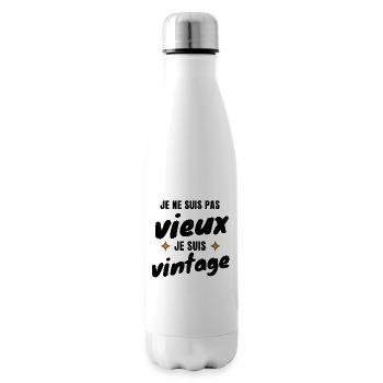 Ich bin nicht alt Ich bin Vintage - Isolierflasche - Weiß - Rechts