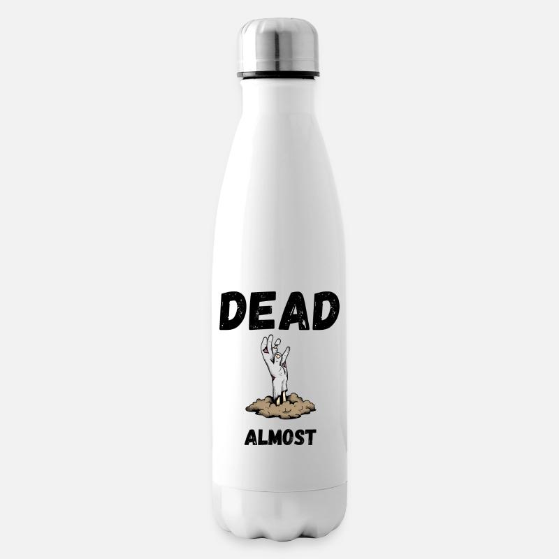 dead almost - Bouteille isotherme - blanc