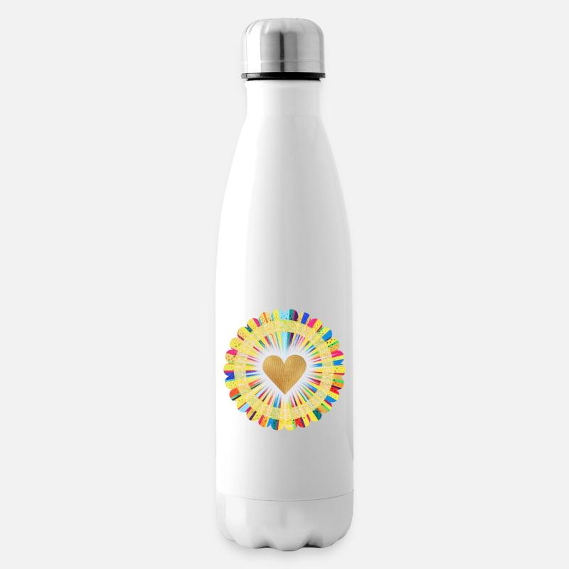 Sternentor Herz Potential - Sonja Ariel von Staden - Isolierflasche - Weiß