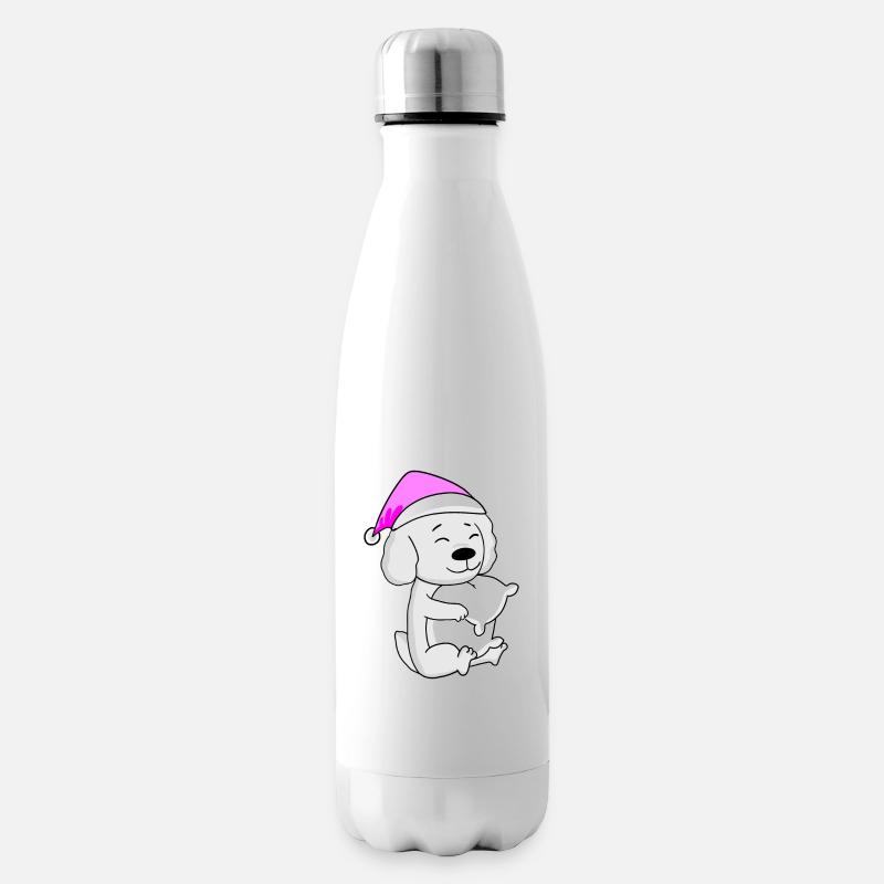 Hund Hunderasse Malteser - Isolierflasche - Weiß