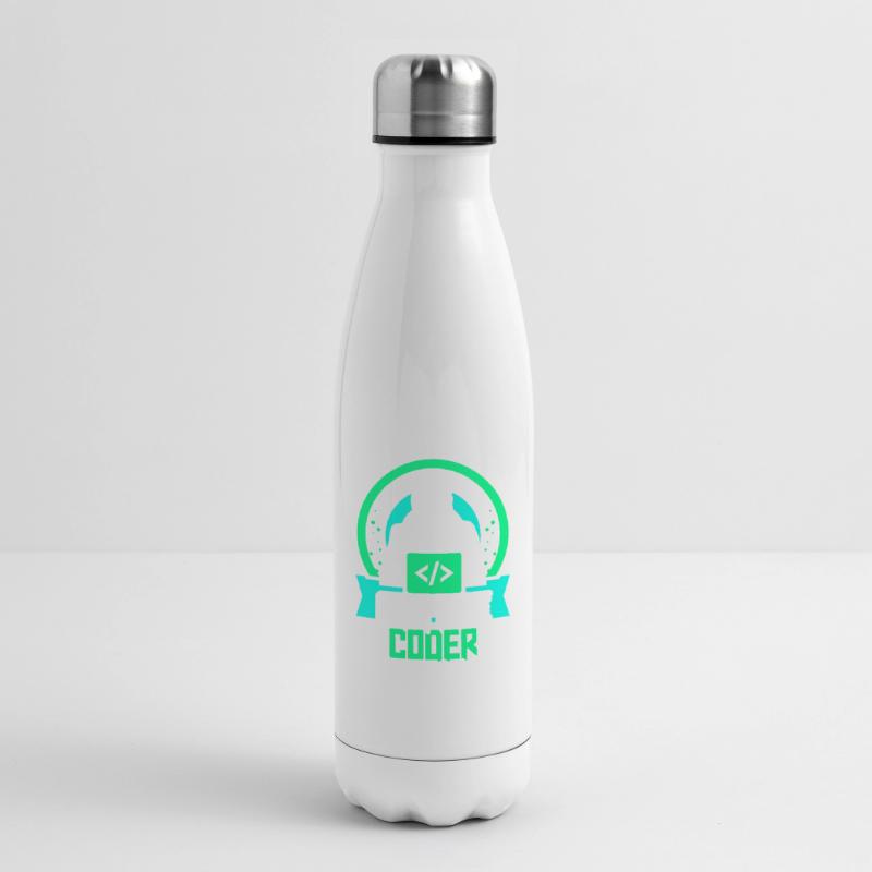 Zukünftiger Coder Coding Programmierer Code Isolierflasche