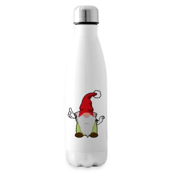 vierter Weihnachtswichtel - Isolierflasche - Weiß - Rechts