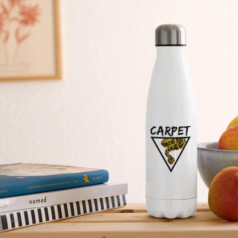 Carpet Python Geometric Snake Owner Insulated Water Bottle