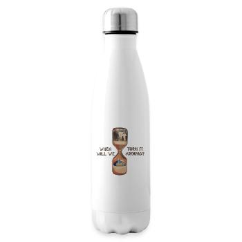 Rettet den Planeten Klimawandel Erderwärmung - Isolierflasche - Weiß - Rechts