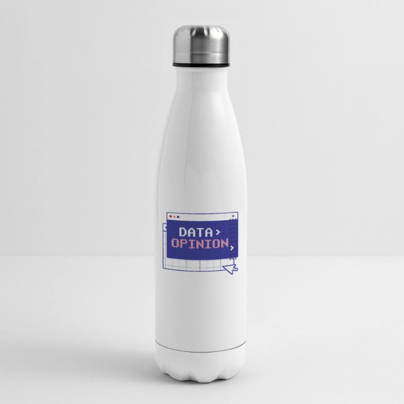 Data > Opinion Code Coding Programmierer Coder Isolierflasche