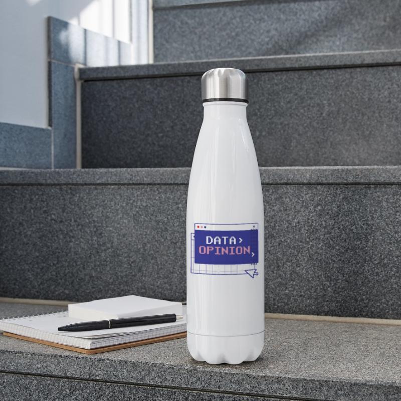 Data > Opinion Code Coding Programmierer Coder Isolierflasche