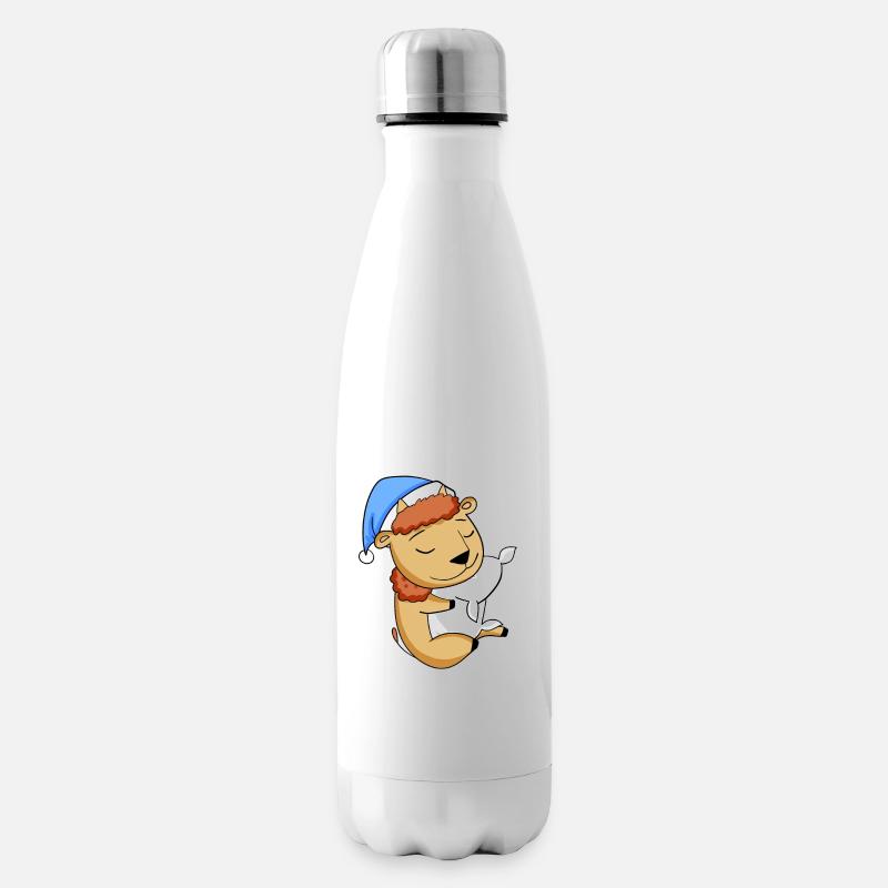 Bison - Isolierflasche - Weiß