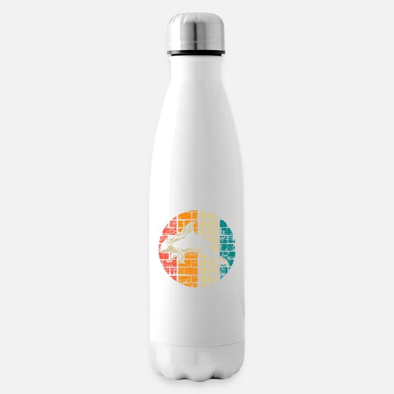 Orca Whale vintage - Bouteille isotherme - blanc