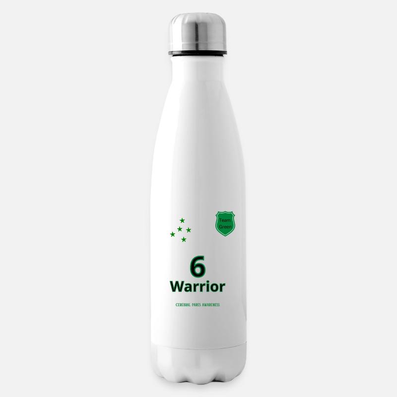Team Grün - Isolierflasche - Weiß