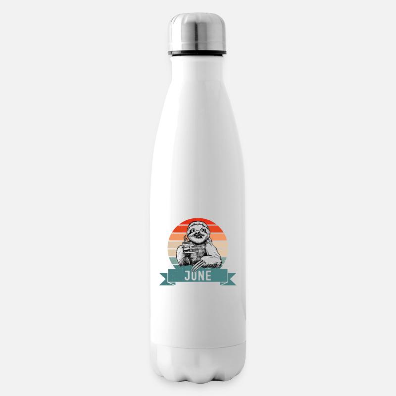 Legends Were Born In Juni 1930 Faultier Sloth - Isolierflasche - Weiß