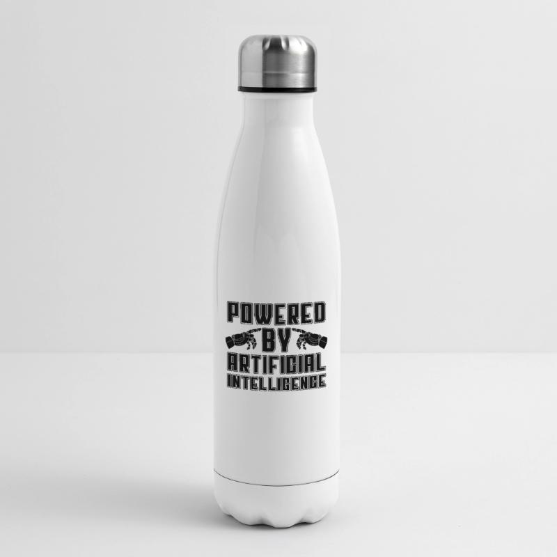 Powered By Artificial Cyborg Programmer Robotics Isolierflasche
