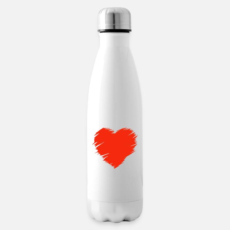 Saint-Valentin, Saint-Valentin, Saint-Valentin - Bouteille isotherme - blanc