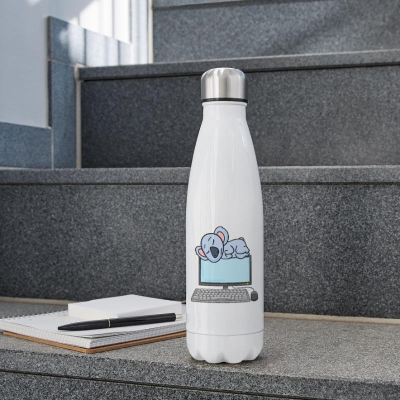 Koala Computer Nerd Programmierer Geschenk Isolierflasche