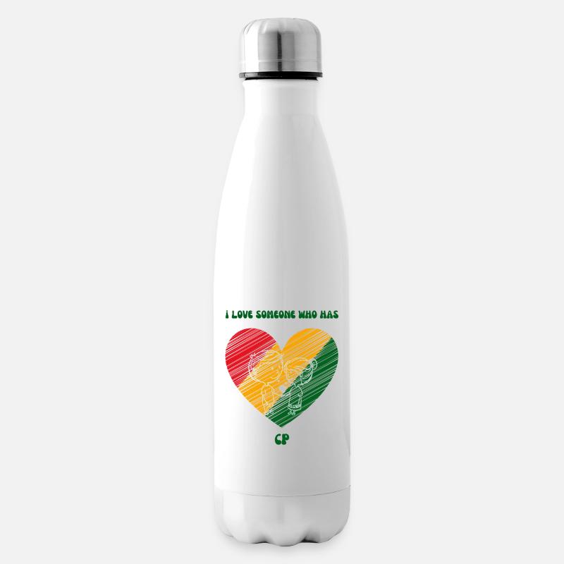 J’aime quelqu’un qui a une PC - Bouteille isotherme - blanc