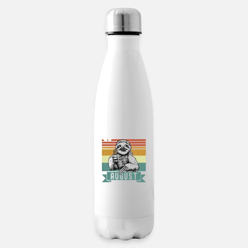 Faultier Legendär seit August 1984 Geburtstag - Isolierflasche - Weiß