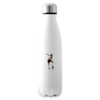 Vietnamesische Fußballnationalmannschaft Lustige Dabbing Kinder - Isolierflasche - Weiß - Rechts