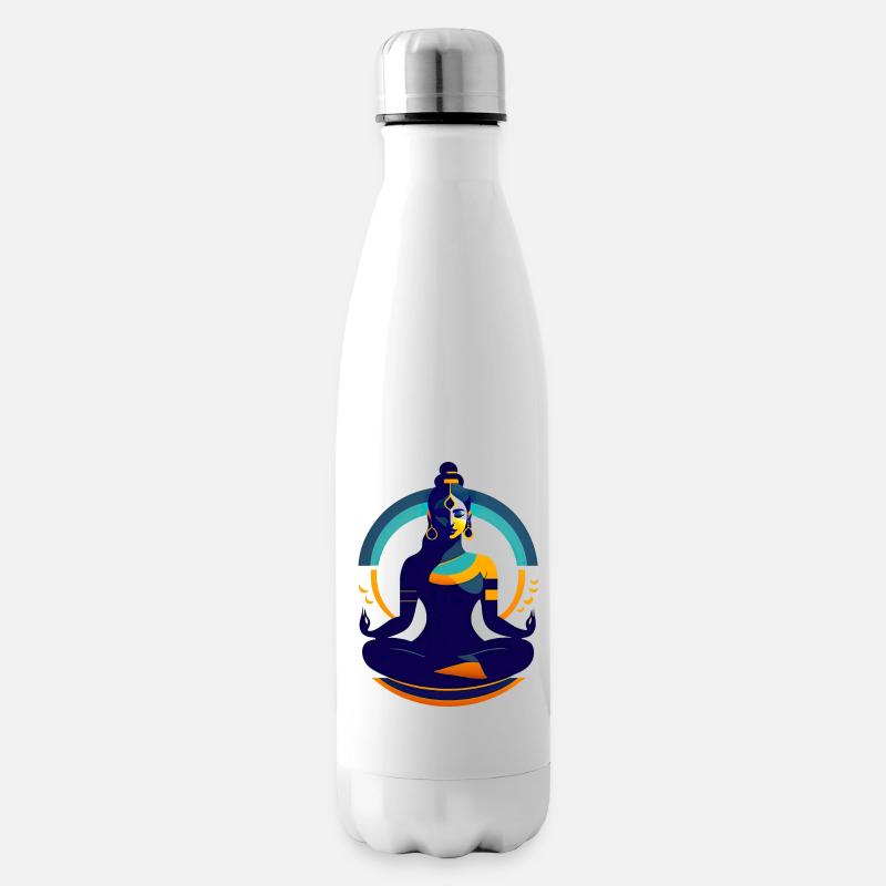 Yoga - Bouteille isotherme - blanc