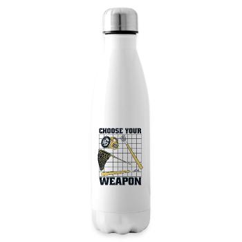 Choose Your Weapon Kaulquappe Laubfrosch Kröte - Isolierflasche - Weiß - Rechts