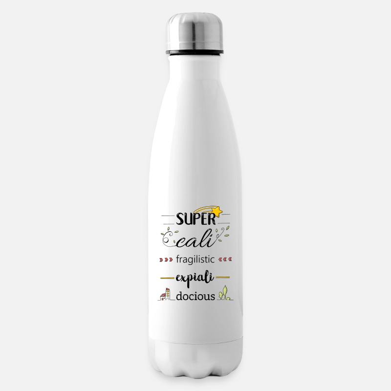 Magie et fun - Bouteille isotherme - blanc