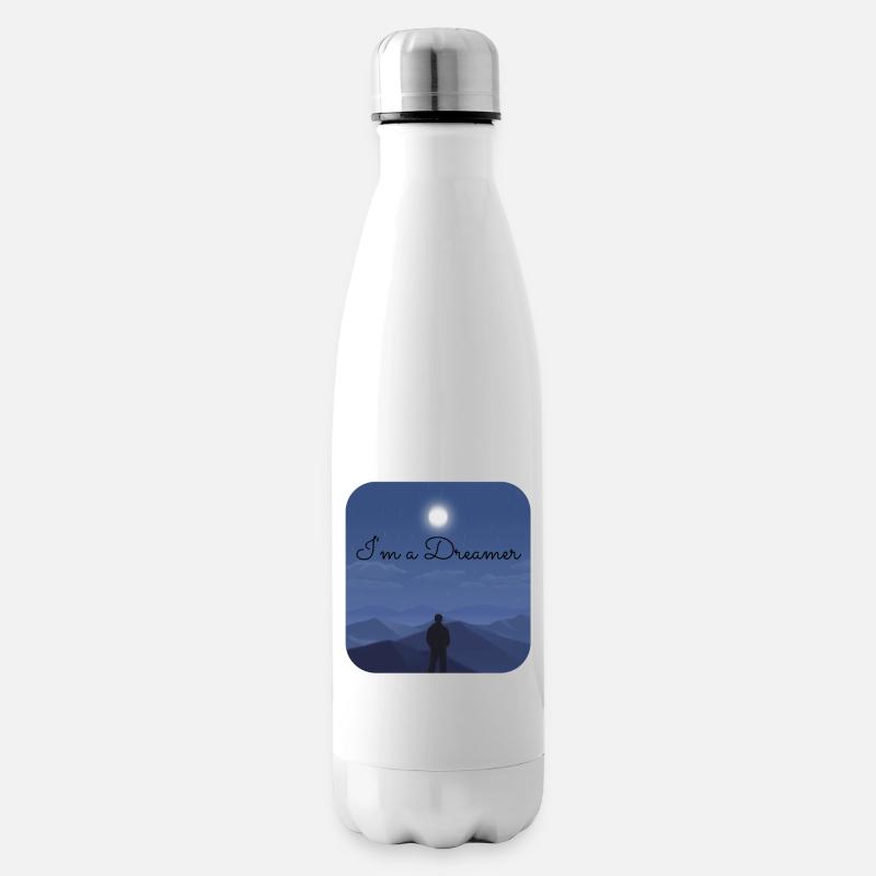 Je suis un rêveur - Bouteille isotherme - blanc